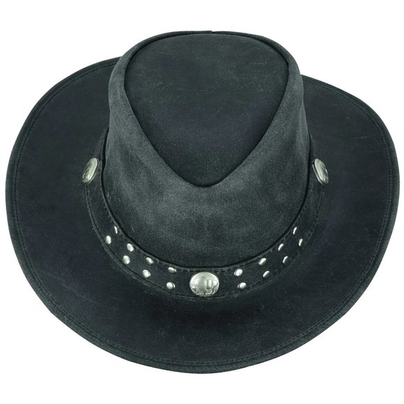 Western style original leather hat for Men and Women, Cowboy real leather Hat main image 9